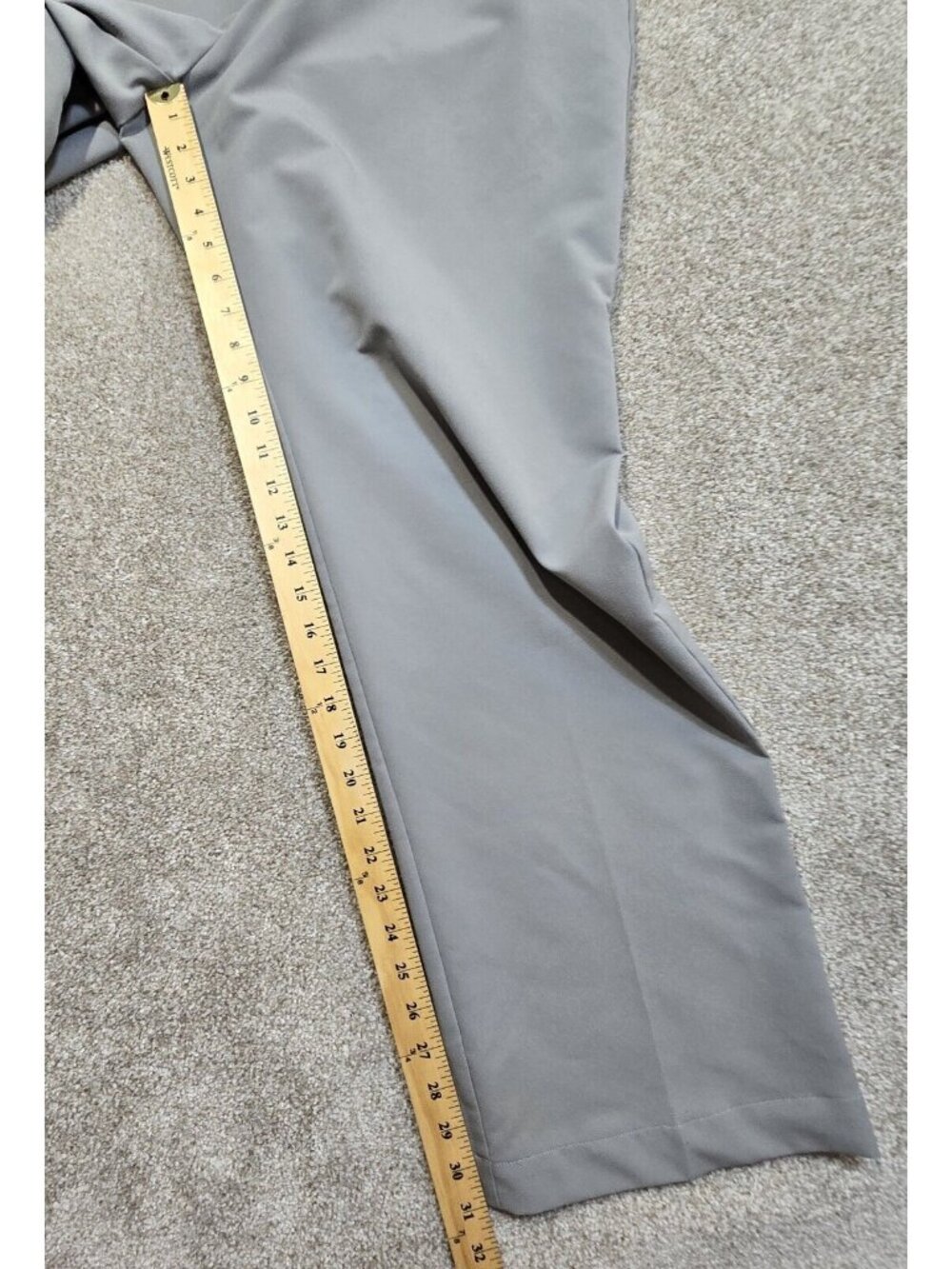 Golf Pants Cutter & Buck CB DryTec Gray Lightweight Pockets Comfort Men's 38x32 - Picture 10 of 11